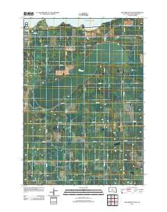 Lake Preston East South Dakota Historical topographic map, 1:24000 scale, 7.5 X 7.5 Minute, Year 2012