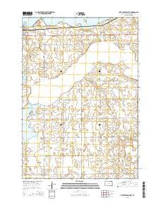 Lake Preston East South Dakota Current topographic map, 1:24000 scale, 7.5 X 7.5 Minute, Year 2015