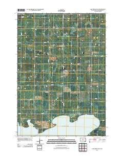 Lake Preston NE South Dakota Historical topographic map, 1:24000 scale, 7.5 X 7.5 Minute, Year 2012