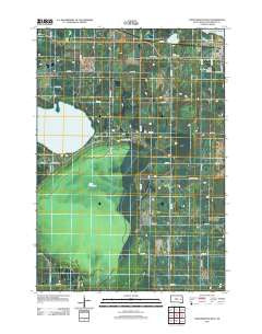 Lake Preston West South Dakota Historical topographic map, 1:24000 scale, 7.5 X 7.5 Minute, Year 2012
