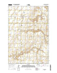 Langford South Dakota Current topographic map, 1:24000 scale, 7.5 X 7.5 Minute, Year 2015
