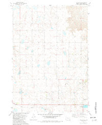 Lantry SE South Dakota Historical topographic map, 1:24000 scale, 7.5 X 7.5 Minute, Year 1981