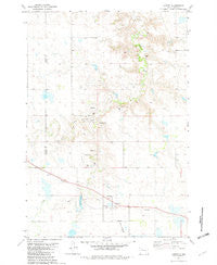 Lantry South Dakota Historical topographic map, 1:24000 scale, 7.5 X 7.5 Minute, Year 1981