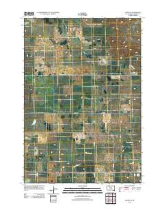 Lantry SE South Dakota Historical topographic map, 1:24000 scale, 7.5 X 7.5 Minute, Year 2012