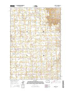 Lantry SE South Dakota Current topographic map, 1:24000 scale, 7.5 X 7.5 Minute, Year 2015