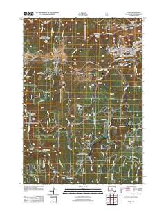 Lead South Dakota Historical topographic map, 1:24000 scale, 7.5 X 7.5 Minute, Year 2012
