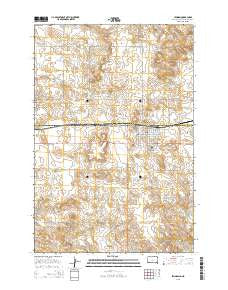 Lemmon South Dakota Current topographic map, 1:24000 scale, 7.5 X 7.5 Minute, Year 2015