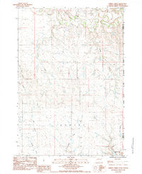 Lemmon Creek South Dakota Historical topographic map, 1:24000 scale, 7.5 X 7.5 Minute, Year 1983