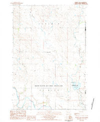 Lemmon Lake South Dakota Historical topographic map, 1:24000 scale, 7.5 X 7.5 Minute, Year 1983