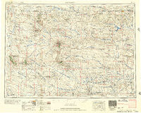 Lemmon South Dakota Historical topographic map, 1:250000 scale, 1 X 2 Degree, Year 1957