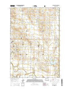Lemmon Lake South Dakota Current topographic map, 1:24000 scale, 7.5 X 7.5 Minute, Year 2015