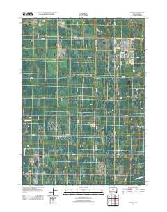Lennox South Dakota Historical topographic map, 1:24000 scale, 7.5 X 7.5 Minute, Year 2012