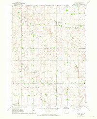 Lennox NW South Dakota Historical topographic map, 1:24000 scale, 7.5 X 7.5 Minute, Year 1962