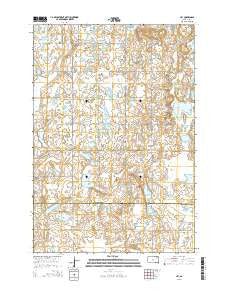 Lily South Dakota Current topographic map, 1:24000 scale, 7.5 X 7.5 Minute, Year 2015