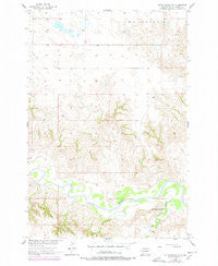 Little Eagle NW South Dakota Historical topographic map, 1:24000 scale, 7.5 X 7.5 Minute, Year 1956