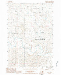 Little Nasty Creek South Dakota Historical topographic map, 1:24000 scale, 7.5 X 7.5 Minute, Year 1983
