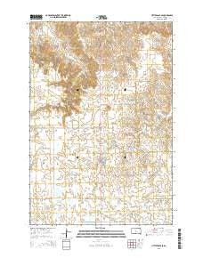 Little Eagle SE South Dakota Current topographic map, 1:24000 scale, 7.5 X 7.5 Minute, Year 2015