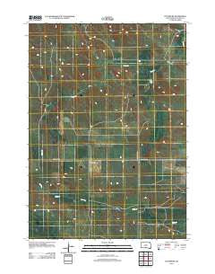 Littleburg South Dakota Historical topographic map, 1:24000 scale, 7.5 X 7.5 Minute, Year 2012