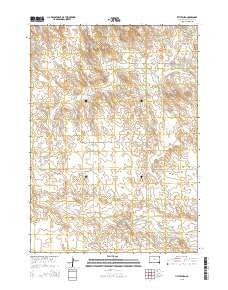 Littleburg South Dakota Current topographic map, 1:24000 scale, 7.5 X 7.5 Minute, Year 2015