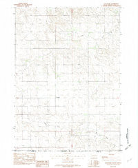 Littleburg South Dakota Historical topographic map, 1:24000 scale, 7.5 X 7.5 Minute, Year 1982