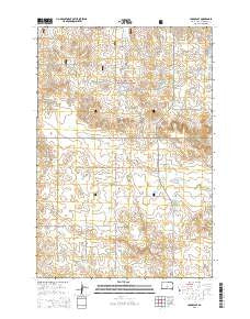 Lodgepole South Dakota Current topographic map, 1:24000 scale, 7.5 X 7.5 Minute, Year 2015