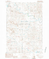 Lodgepole SE South Dakota Historical topographic map, 1:24000 scale, 7.5 X 7.5 Minute, Year 1983