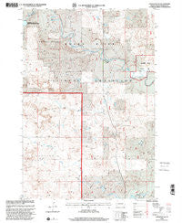 Lodgepole SE South Dakota Historical topographic map, 1:24000 scale, 7.5 X 7.5 Minute, Year 1998