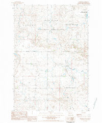 Lodgepole South Dakota Historical topographic map, 1:24000 scale, 7.5 X 7.5 Minute, Year 1983