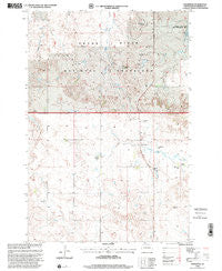 Lodgepole South Dakota Historical topographic map, 1:24000 scale, 7.5 X 7.5 Minute, Year 1998