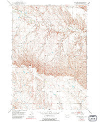 Lone Tree Creek South Dakota Historical topographic map, 1:24000 scale, 7.5 X 7.5 Minute, Year 1953