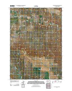 Lone Tree Creek South Dakota Historical topographic map, 1:24000 scale, 7.5 X 7.5 Minute, Year 2012