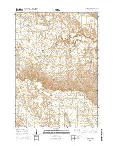 Lone Tree Creek South Dakota Current topographic map, 1:24000 scale, 7.5 X 7.5 Minute, Year 2015