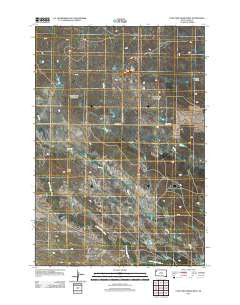 Lone Tree Draw West South Dakota Historical topographic map, 1:24000 scale, 7.5 X 7.5 Minute, Year 2012