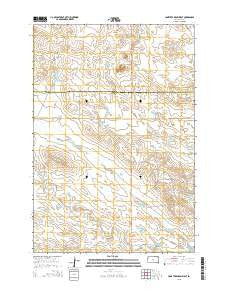 Lone Tree Draw West South Dakota Current topographic map, 1:24000 scale, 7.5 X 7.5 Minute, Year 2015
