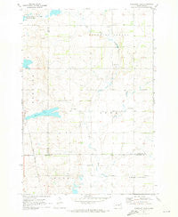 Lonesome Lake South Dakota Historical topographic map, 1:24000 scale, 7.5 X 7.5 Minute, Year 1970