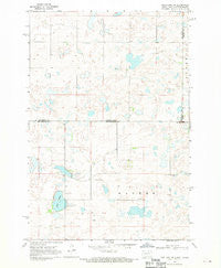 Long Lake NE South Dakota Historical topographic map, 1:24000 scale, 7.5 X 7.5 Minute, Year 1968