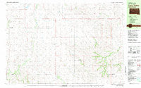 Long Valley South Dakota Historical topographic map, 1:25000 scale, 7.5 X 15 Minute, Year 1981