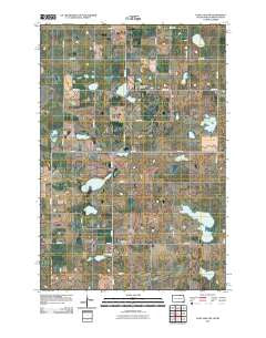 Long Lake NW South Dakota Historical topographic map, 1:24000 scale, 7.5 X 7.5 Minute, Year 2011