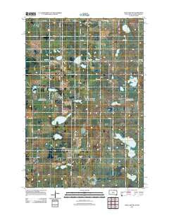 Long Lake NW South Dakota Historical topographic map, 1:24000 scale, 7.5 X 7.5 Minute, Year 2012