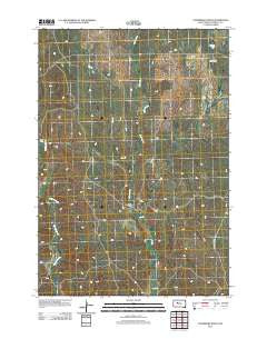 Longbrake Ranch South Dakota Historical topographic map, 1:24000 scale, 7.5 X 7.5 Minute, Year 2012