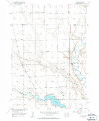 Loomis South Dakota Historical topographic map, 1:24000 scale, 7.5 X 7.5 Minute, Year 1957