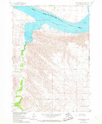 Lower Brule SW South Dakota Historical topographic map, 1:24000 scale, 7.5 X 7.5 Minute, Year 1966