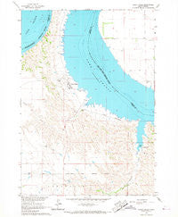 Lower Brule South Dakota Historical topographic map, 1:24000 scale, 7.5 X 7.5 Minute, Year 1966