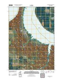 Lower Brule South Dakota Historical topographic map, 1:24000 scale, 7.5 X 7.5 Minute, Year 2012