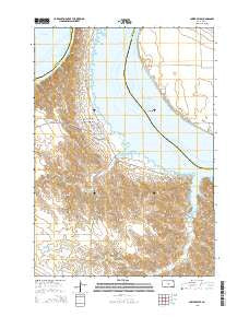 Lower Brule South Dakota Current topographic map, 1:24000 scale, 7.5 X 7.5 Minute, Year 2015