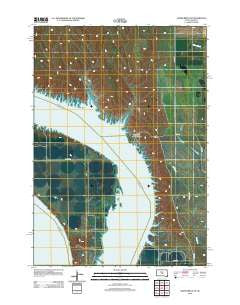 Lower Brule NE South Dakota Historical topographic map, 1:24000 scale, 7.5 X 7.5 Minute, Year 2012