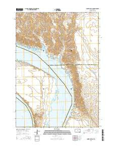 Lower Brule NE South Dakota Current topographic map, 1:24000 scale, 7.5 X 7.5 Minute, Year 2015