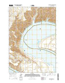 Lower Brule NW South Dakota Current topographic map, 1:24000 scale, 7.5 X 7.5 Minute, Year 2015