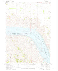 Lucas NW South Dakota Historical topographic map, 1:24000 scale, 7.5 X 7.5 Minute, Year 1971