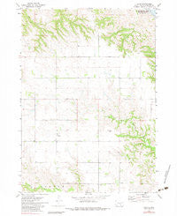 Lucas South Dakota Historical topographic map, 1:24000 scale, 7.5 X 7.5 Minute, Year 1971